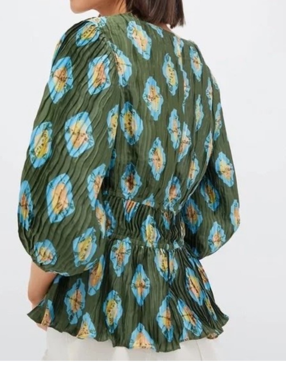 NWT Tuckernuck diamond print top - Picture 2 of 9